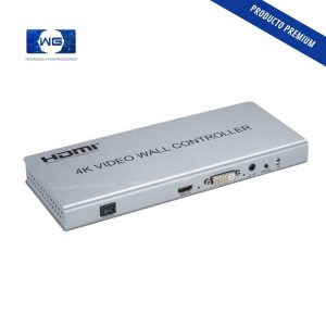 CONTROLADORA DE VIDEO WALL HDMI 4k 2×2, 1×2, 1×3,1×4