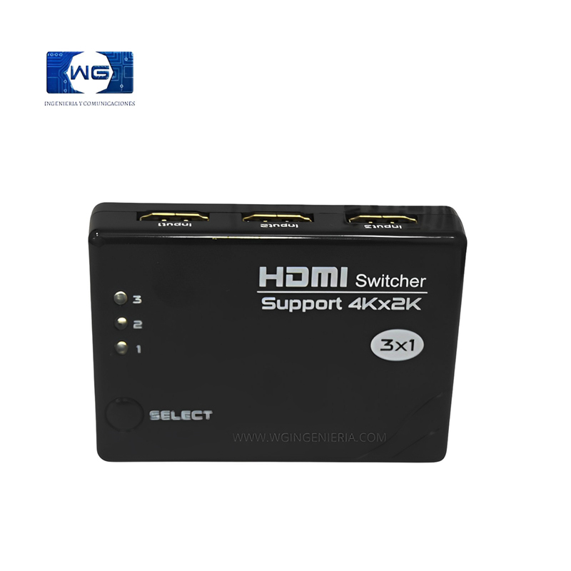 Switch HDMI Activo 1*3 4K