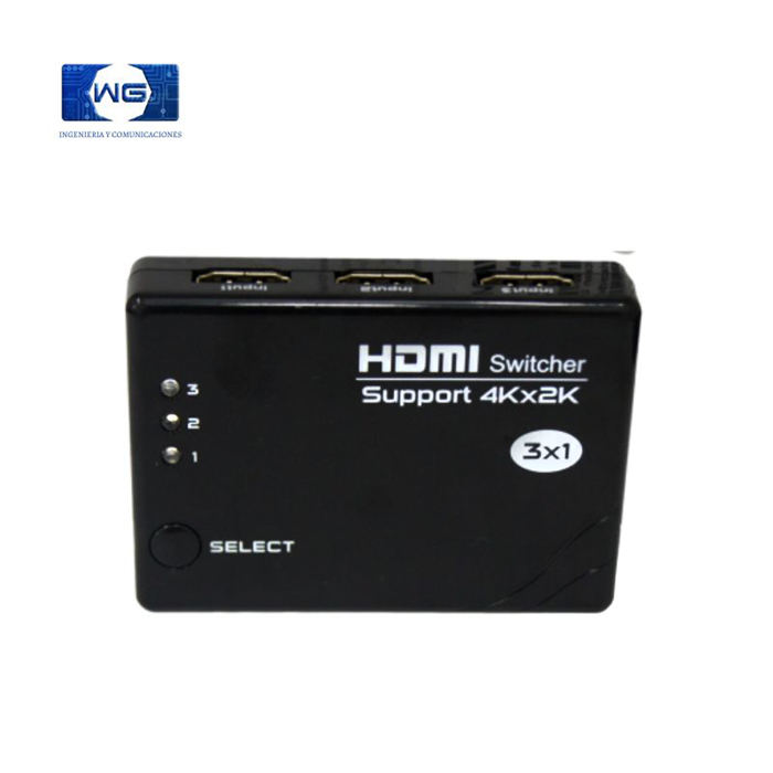 Switch HDMI 1*3 con control 4K Pasivo